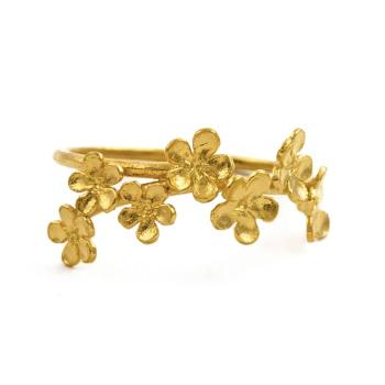 A.M. Forget Me Not Ring Gold