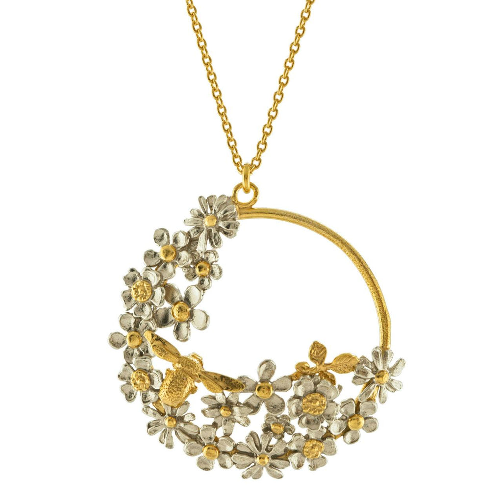 A.M. Spring Posy Bee Loop Necklace