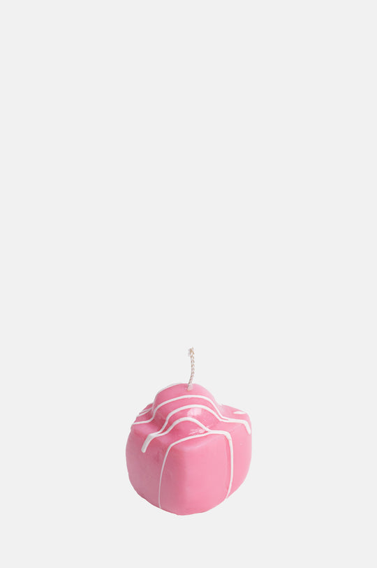Fondant Fancy Candle Pink