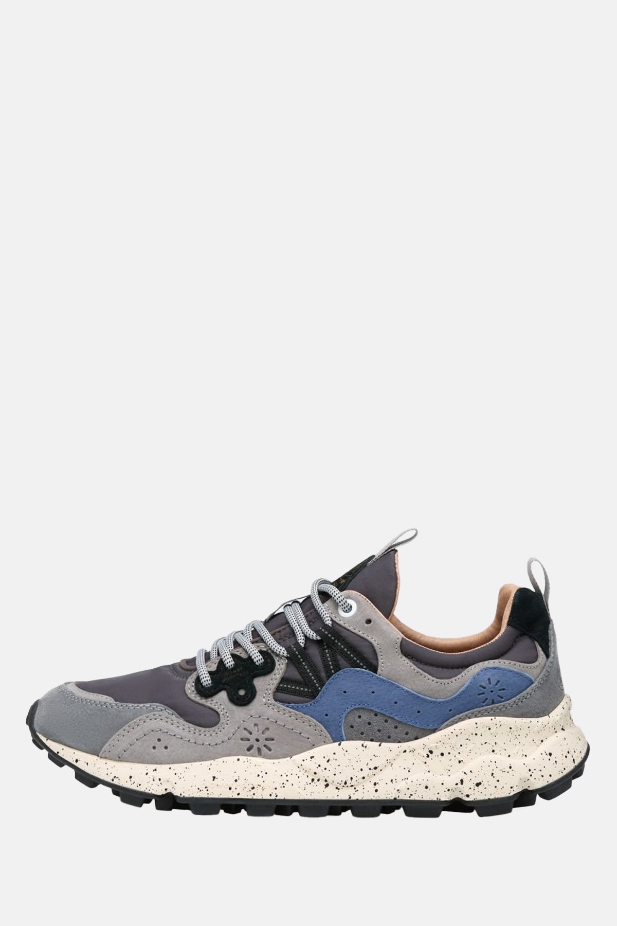 Flower Mountain Yamano 3 Suede/Nylon Dark Grey-Grey-Navy.