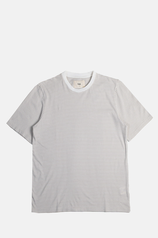 1x1 Stripe T-Shirt Stone
