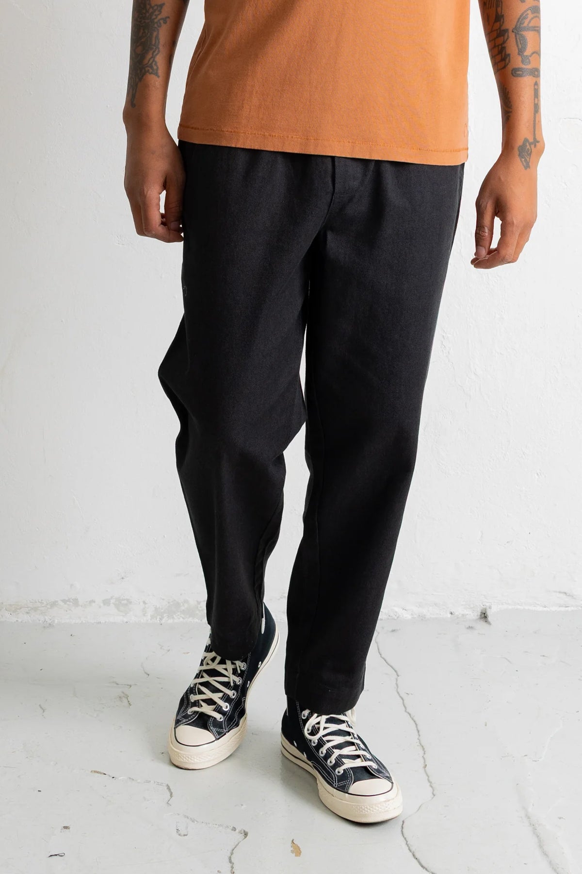 Drawcord Assembly Pant Black Twill