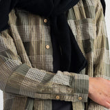 Patch Shirt Sage Multicheck