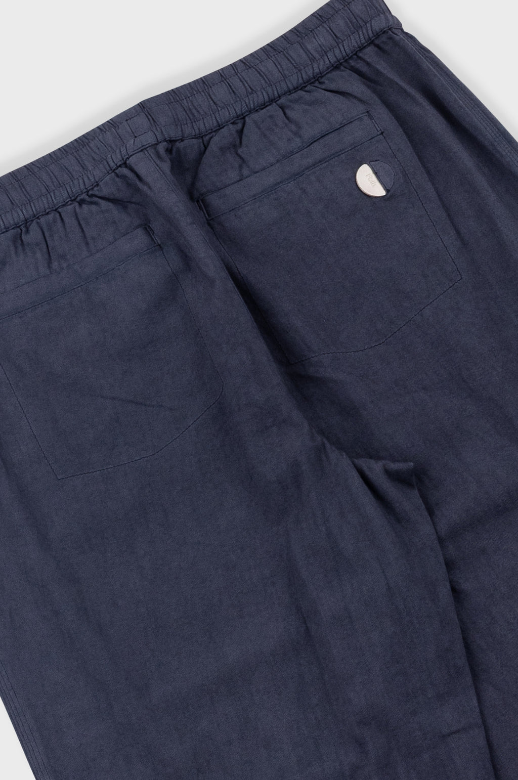 Drawcord Assembly Pant Slate Blue Herringbone