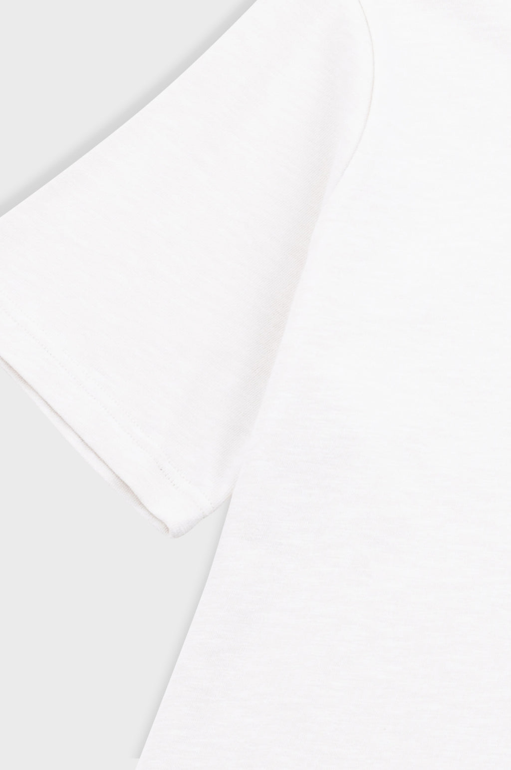 Slub Embroidered T-Shirt Off White