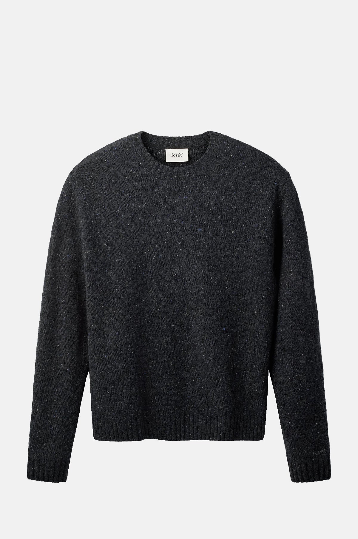 Foret Area Wool Knit Navy.