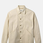 Foret Berry Herringbone Overshirt Oat.