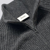 Delta Wool Zip Jacket Dark Grey Melange