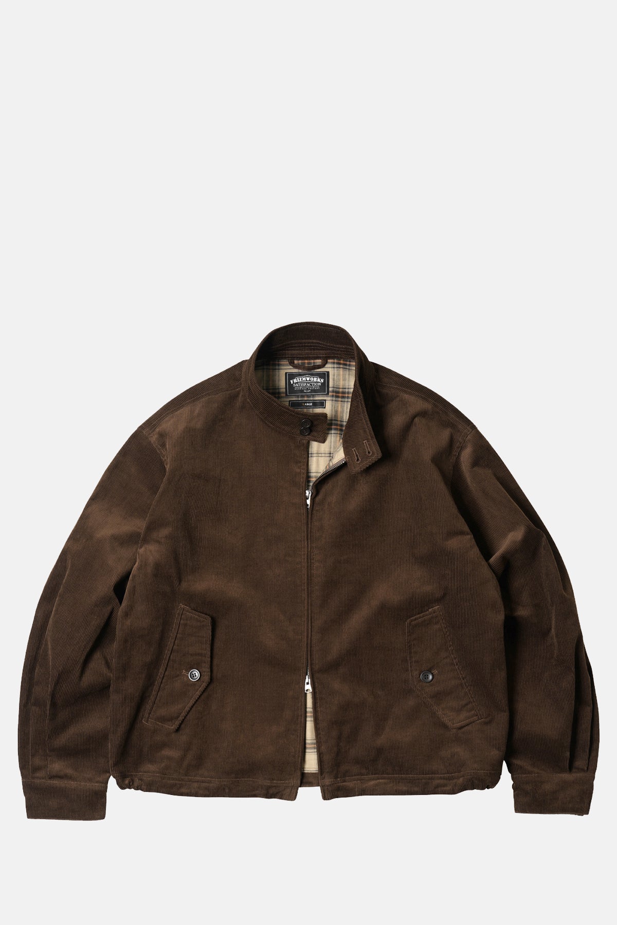 Frizmworks Corduroy Buddy Harrington Jacket Brown.