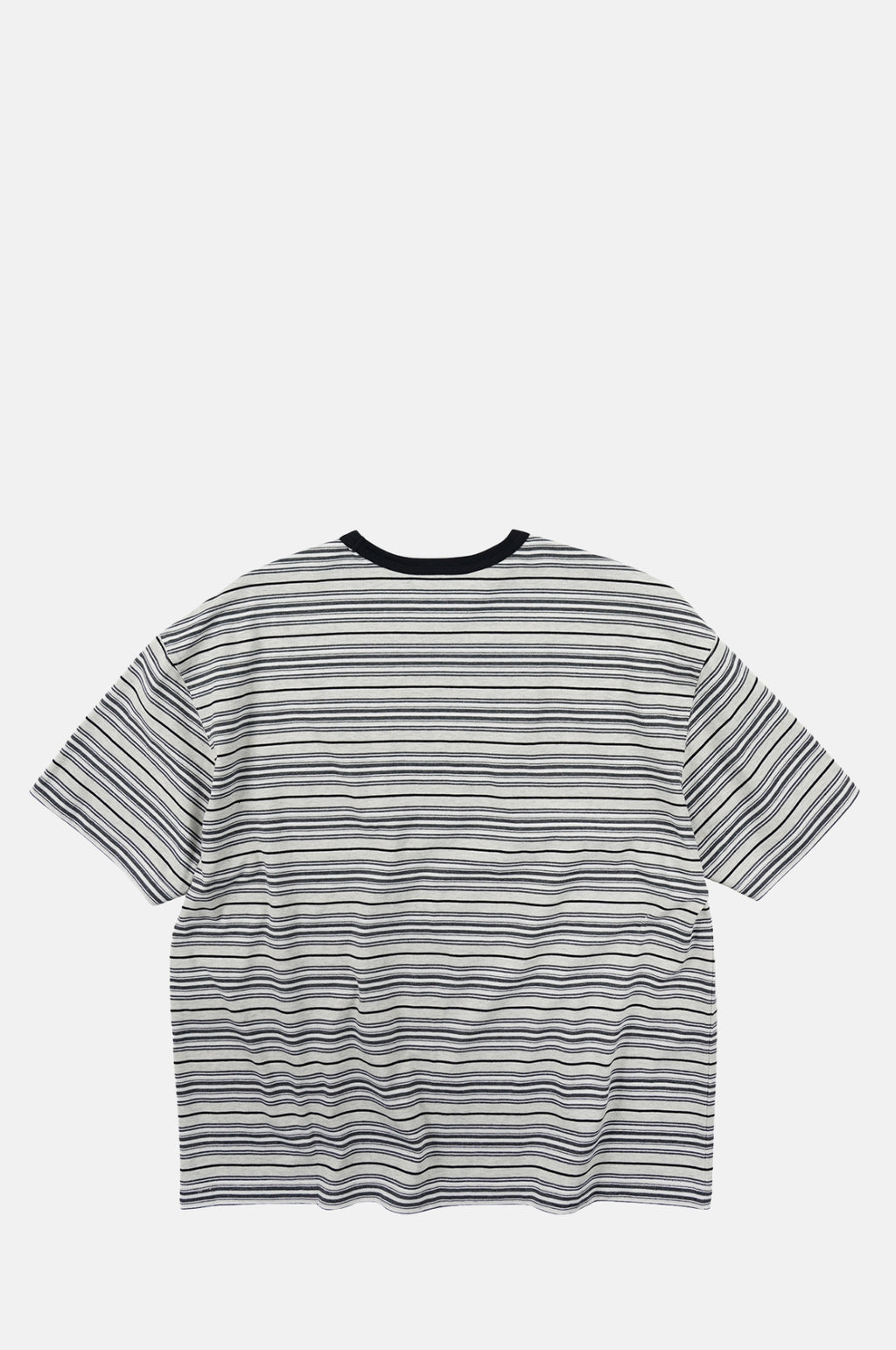 Horizon Stripe Half Tee Oatmeal