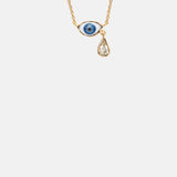 Grainne Morton Blue Eye Teardrop Necklace.