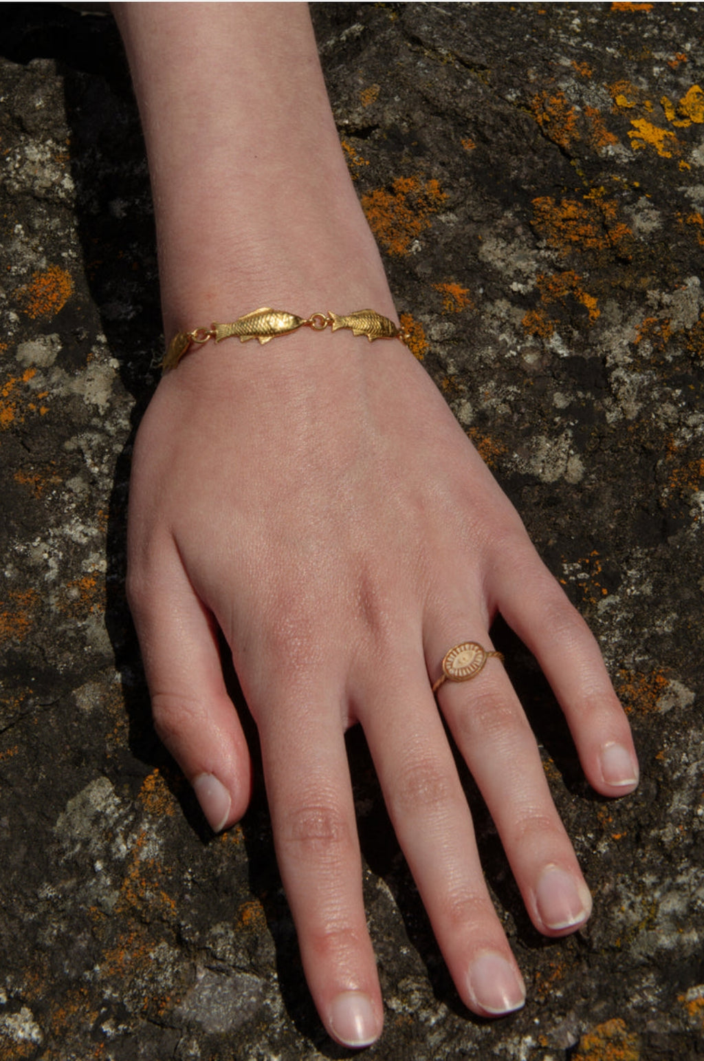 Cameo Large Carnelian Red Eye Ring