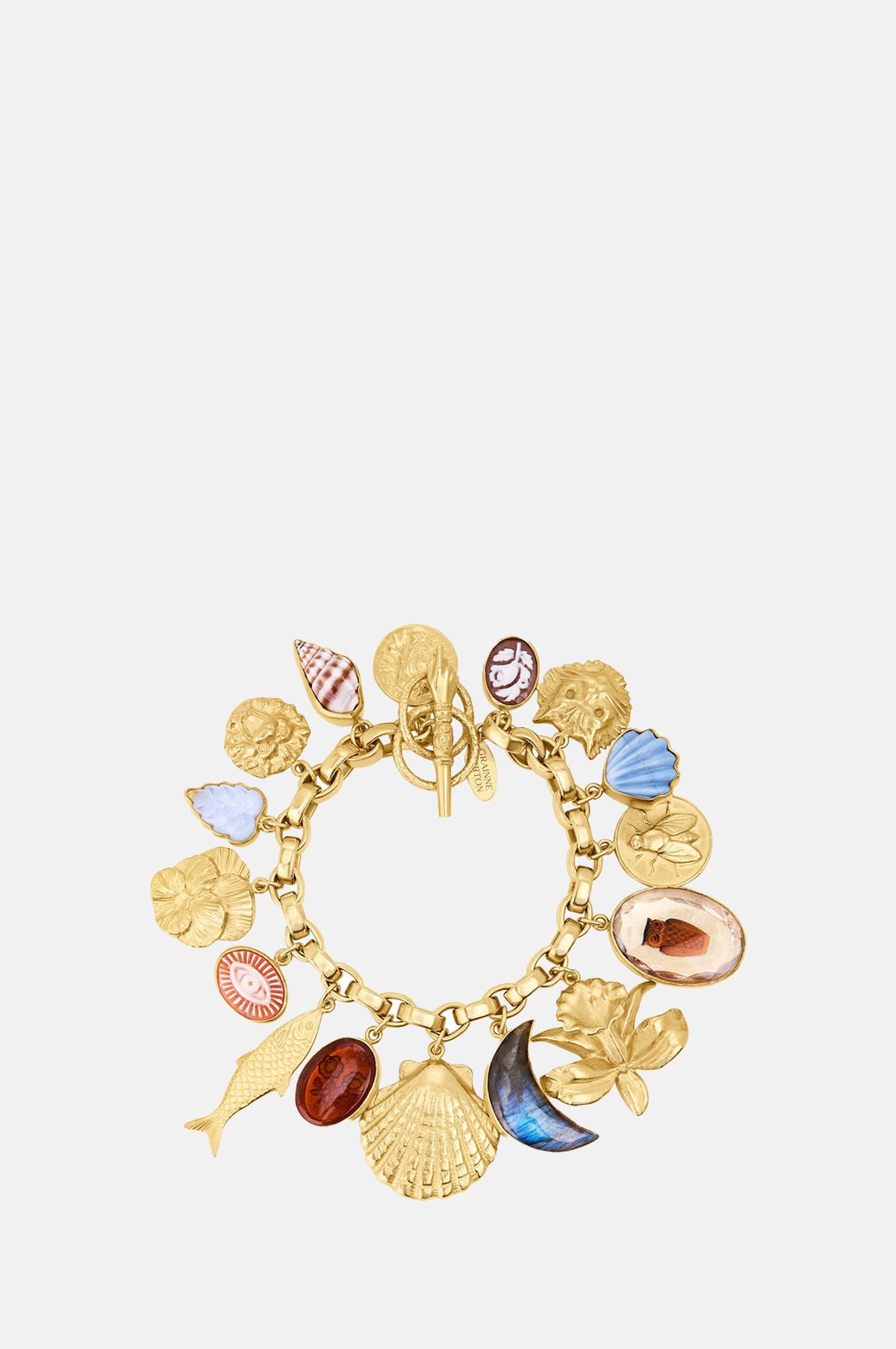 Grainne Morton Chunky Charm Bracelet.