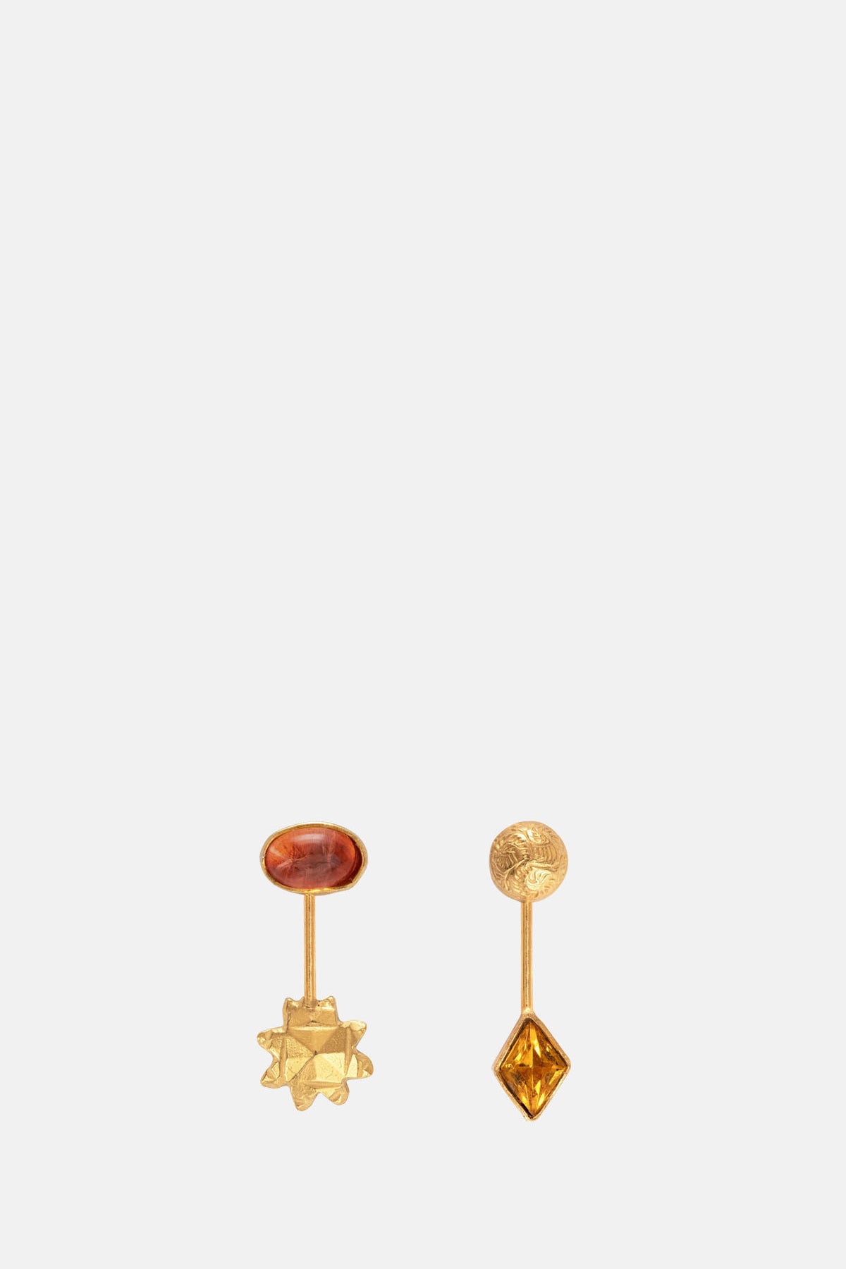 Grainne Morton Detachable Drop Citrine Earrings.