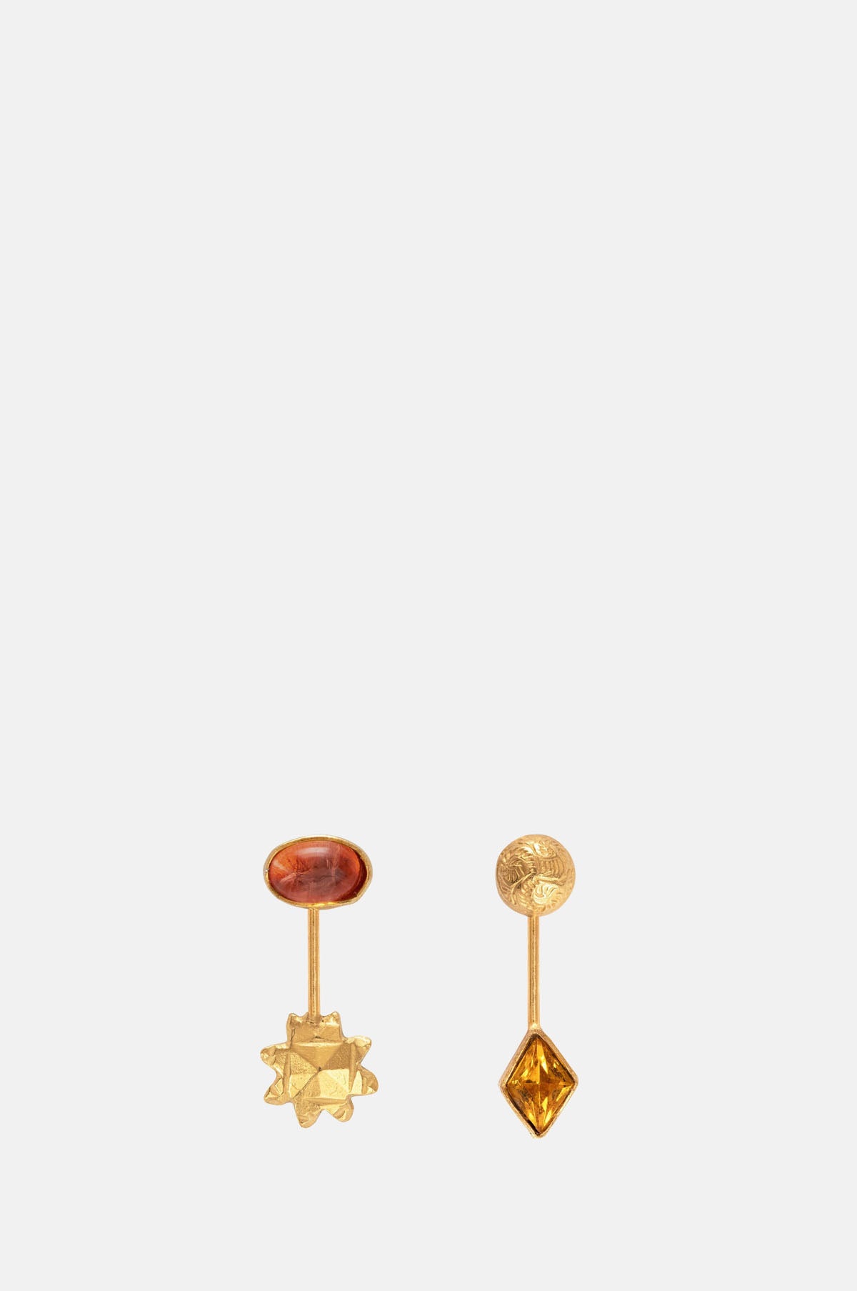 Grainne Morton Detachable Drop Citrine Earrings.