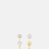 Grainne Morton Double Detachable Victorian Drop Mother of Pearl Earrings.
