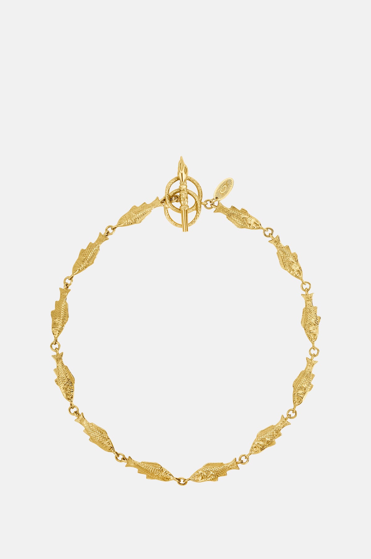 Grainne Morton Fish Long Necklace.
