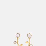 Grainne Morton Flower Drop Pearl Earrings.