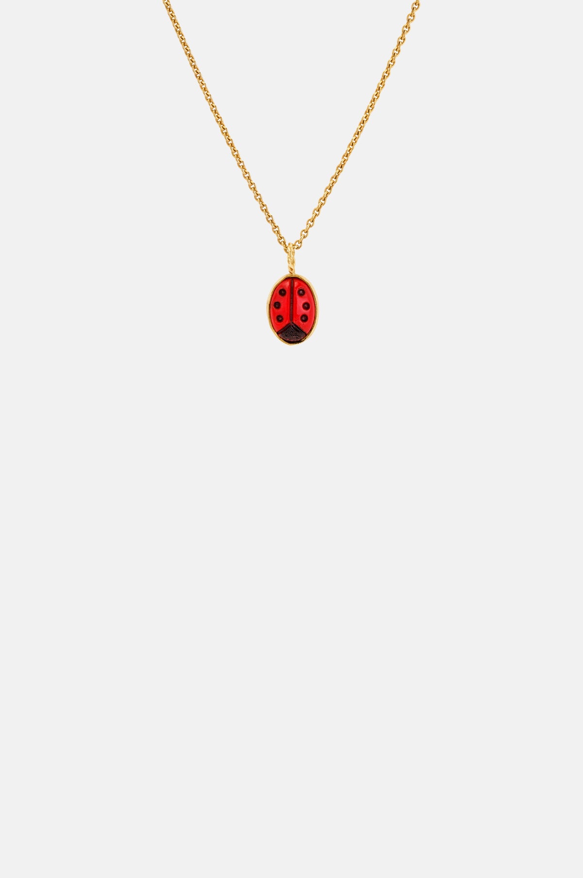 Grainne Morton Ladybird Charm Necklace.