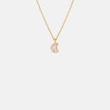 Grainne Morton Moon Charm Moonstone Necklace.