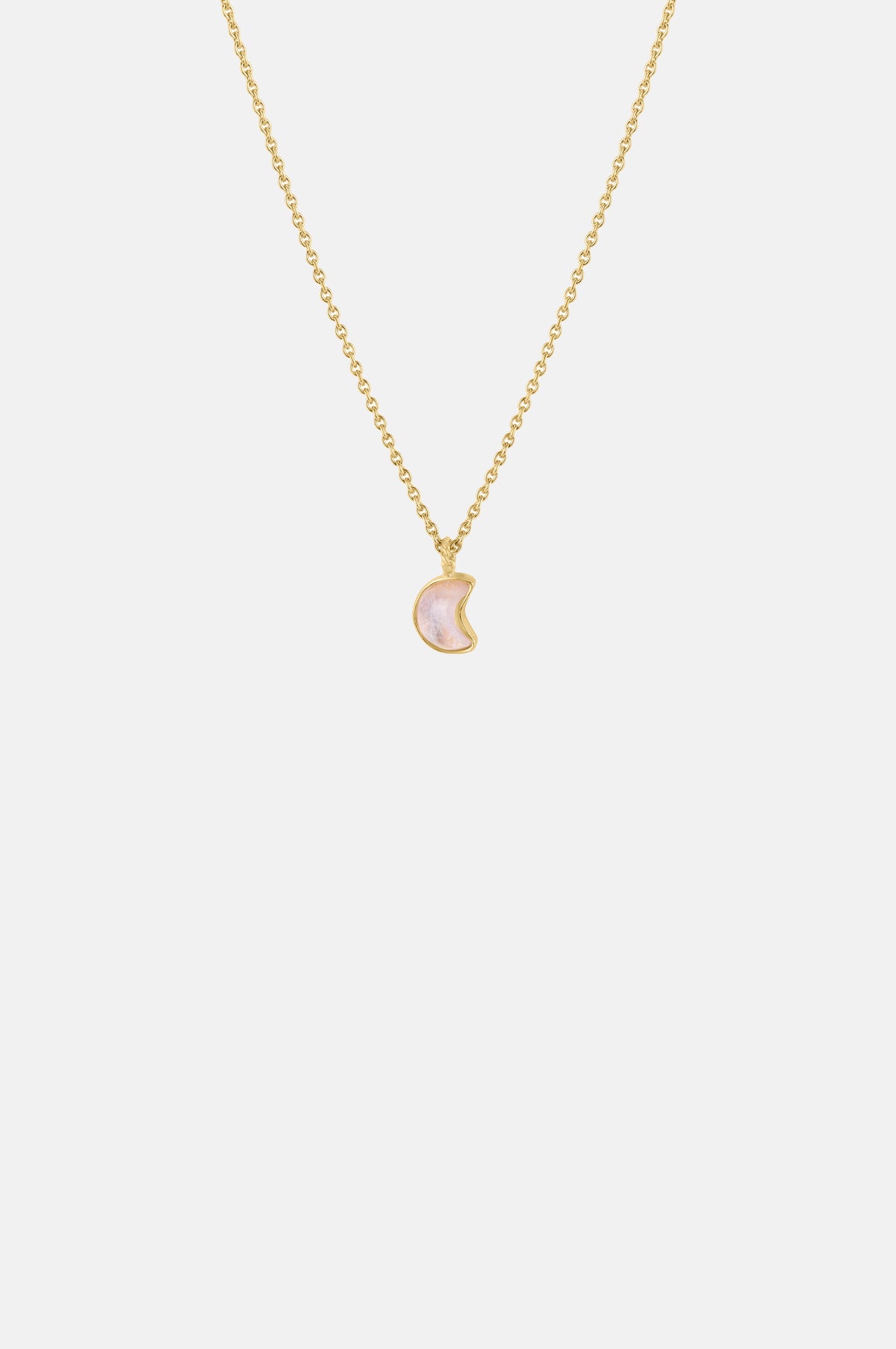 Grainne Morton Moon Charm Moonstone Necklace.