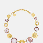 Grainne Morton Moon and Shell Cameo Necklace.