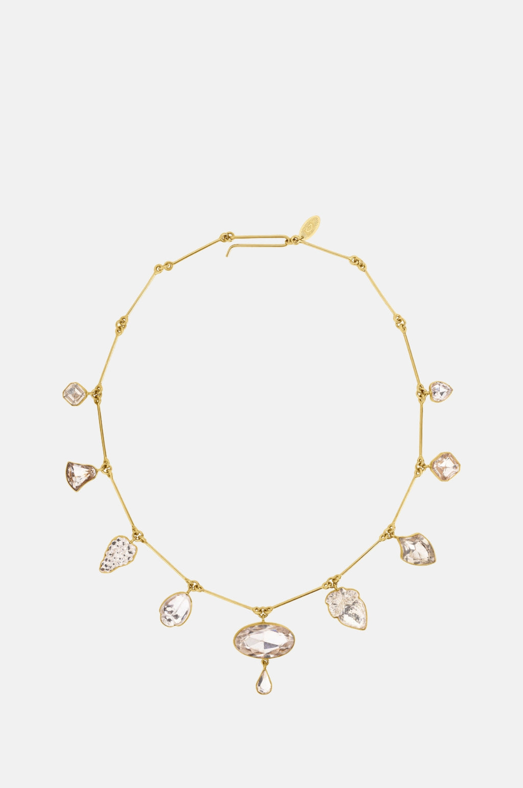 Grainne Morton Vintage Crystal Charm Necklace.