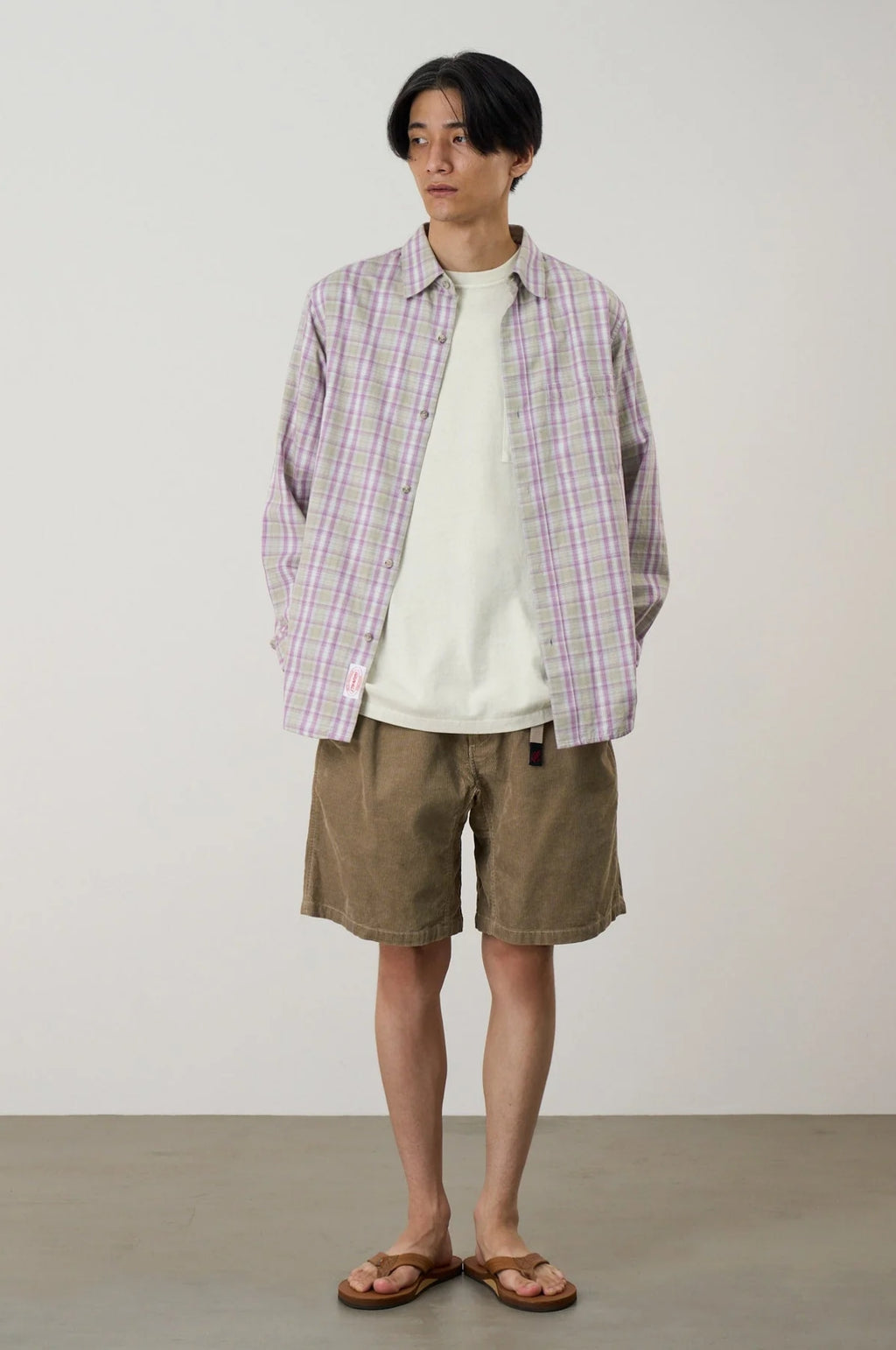 Corduroy G-Short Beige