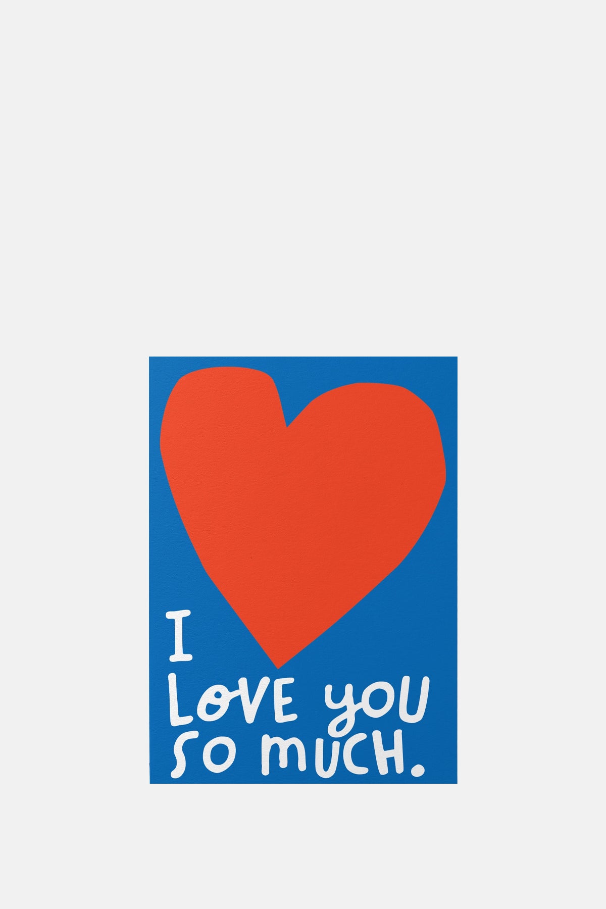 Graphic Factory I Love You So Much Greetings Card.