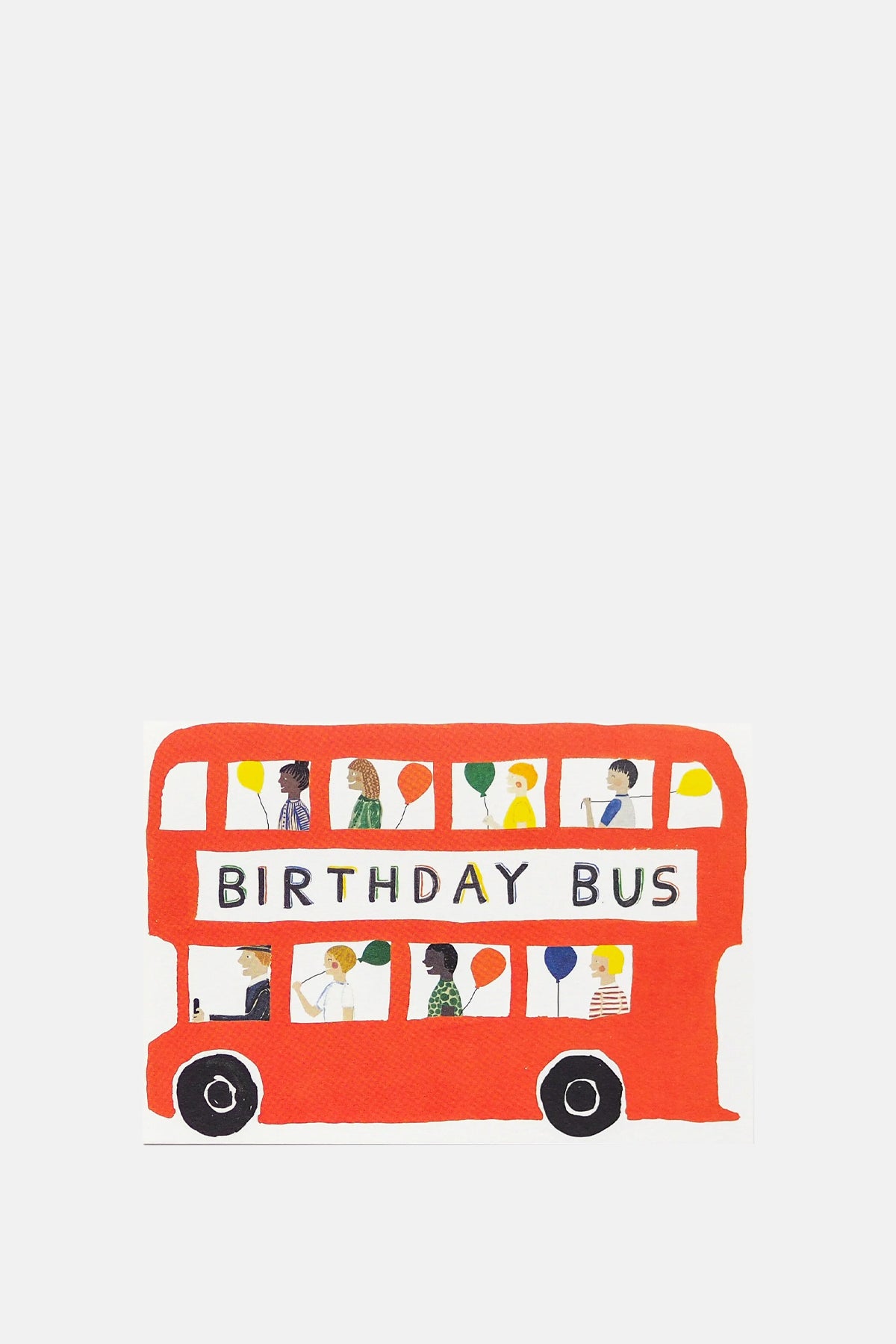 Hadley Paper Goods Birthday Bus Card.