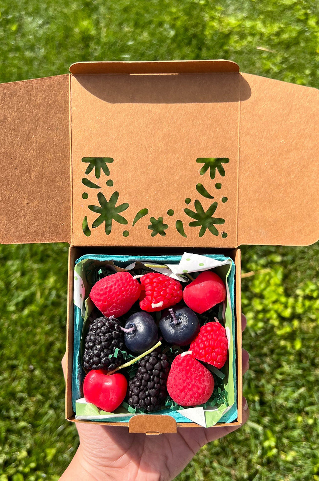 Mixed Berry Birthday Candles