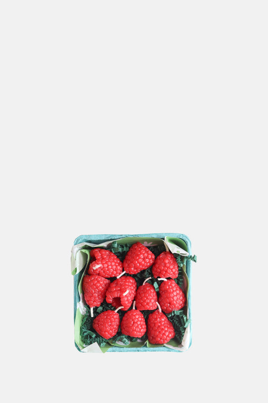 Raspberry Birthday Candles