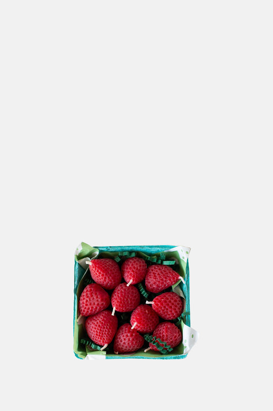 Strawberry Birthday Candles