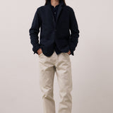 Hartford BW Light Knitted Jacket Navy.