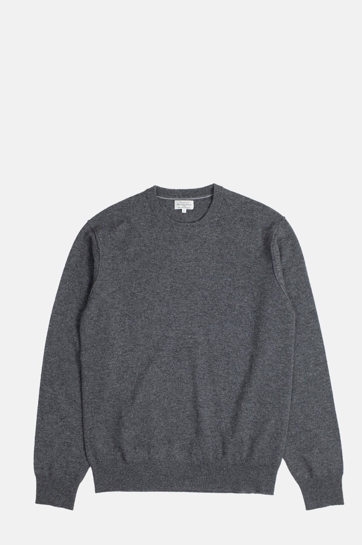 Hartford Cashmere Crew Pullover Flannel.