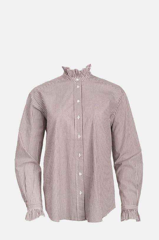 Chana Shirt Brown Stripes