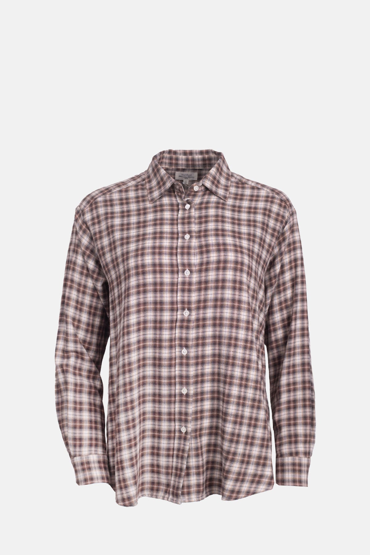 Hartford Cinema Shirt Brown.