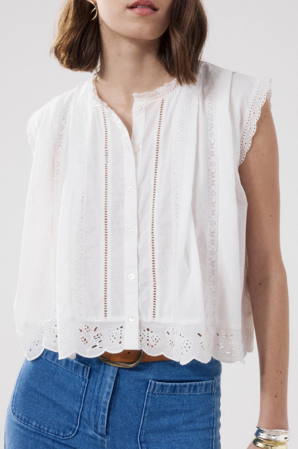 Cybil Shirt Ecru