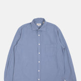 Hartford Paul Pat Shirt Chambray Blue.