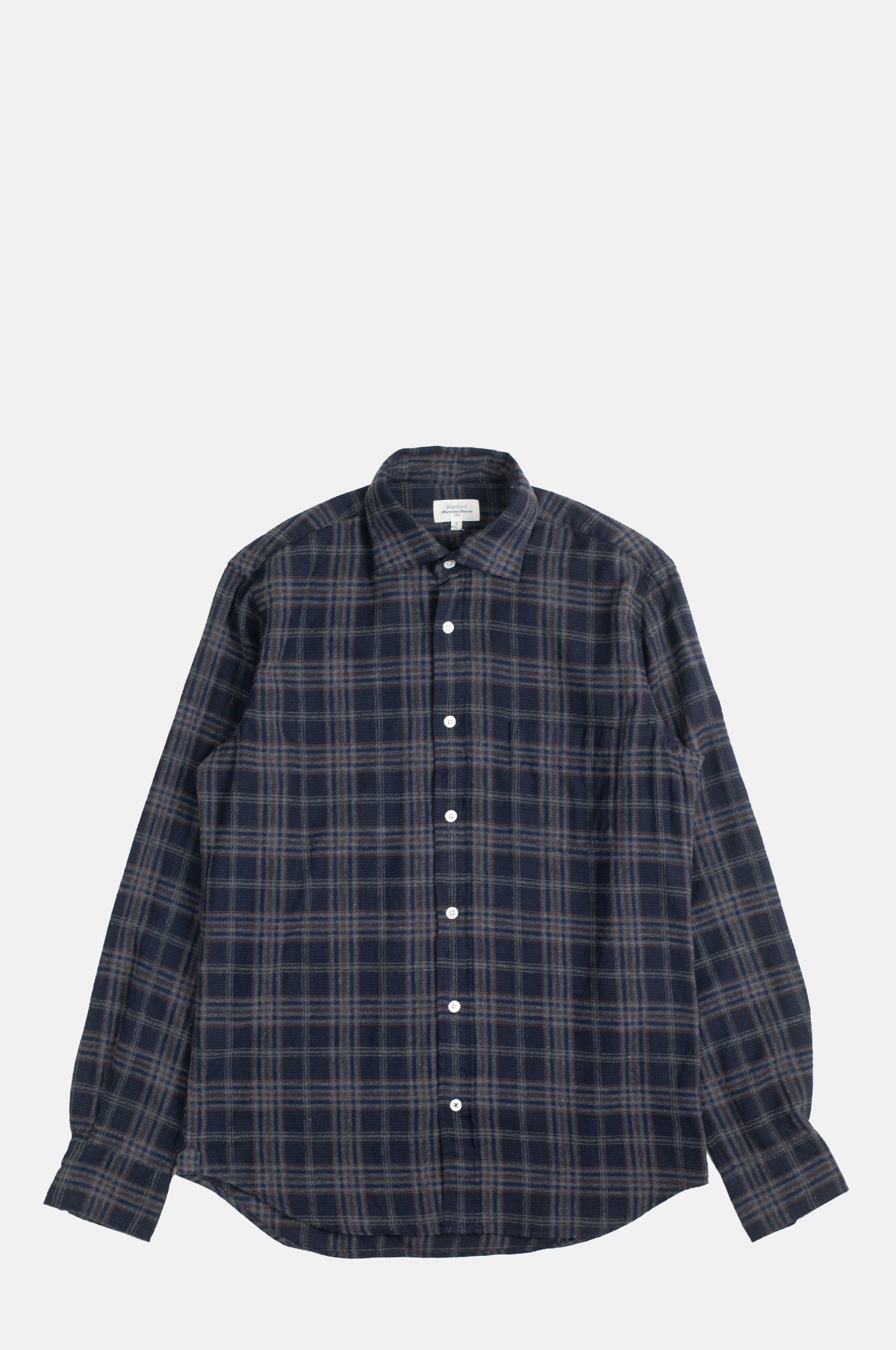 Hartford Paul Shirt Plaid Navy.