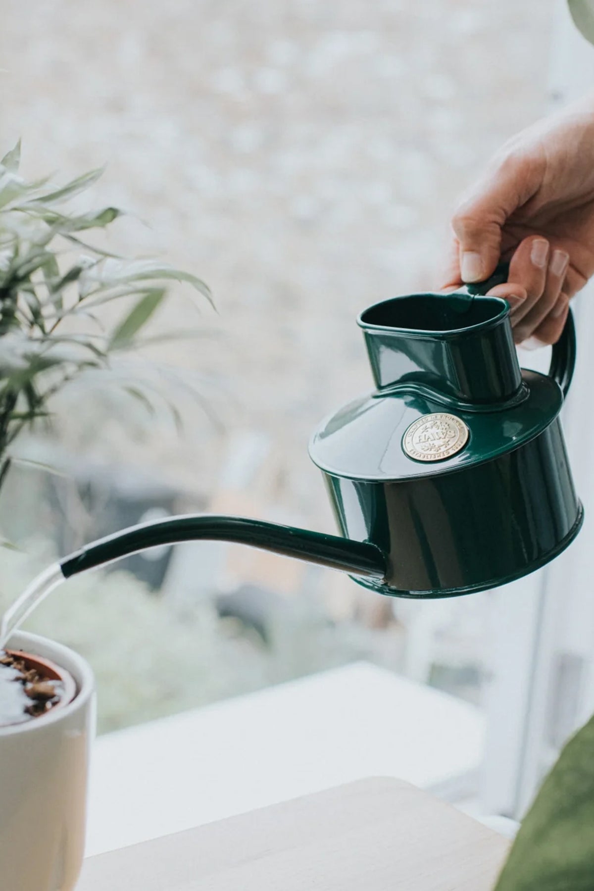 The Fazeley Flow Watering Can Green