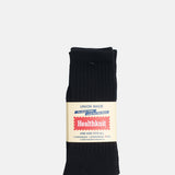 Healthknit 3 Pack Black Socks.