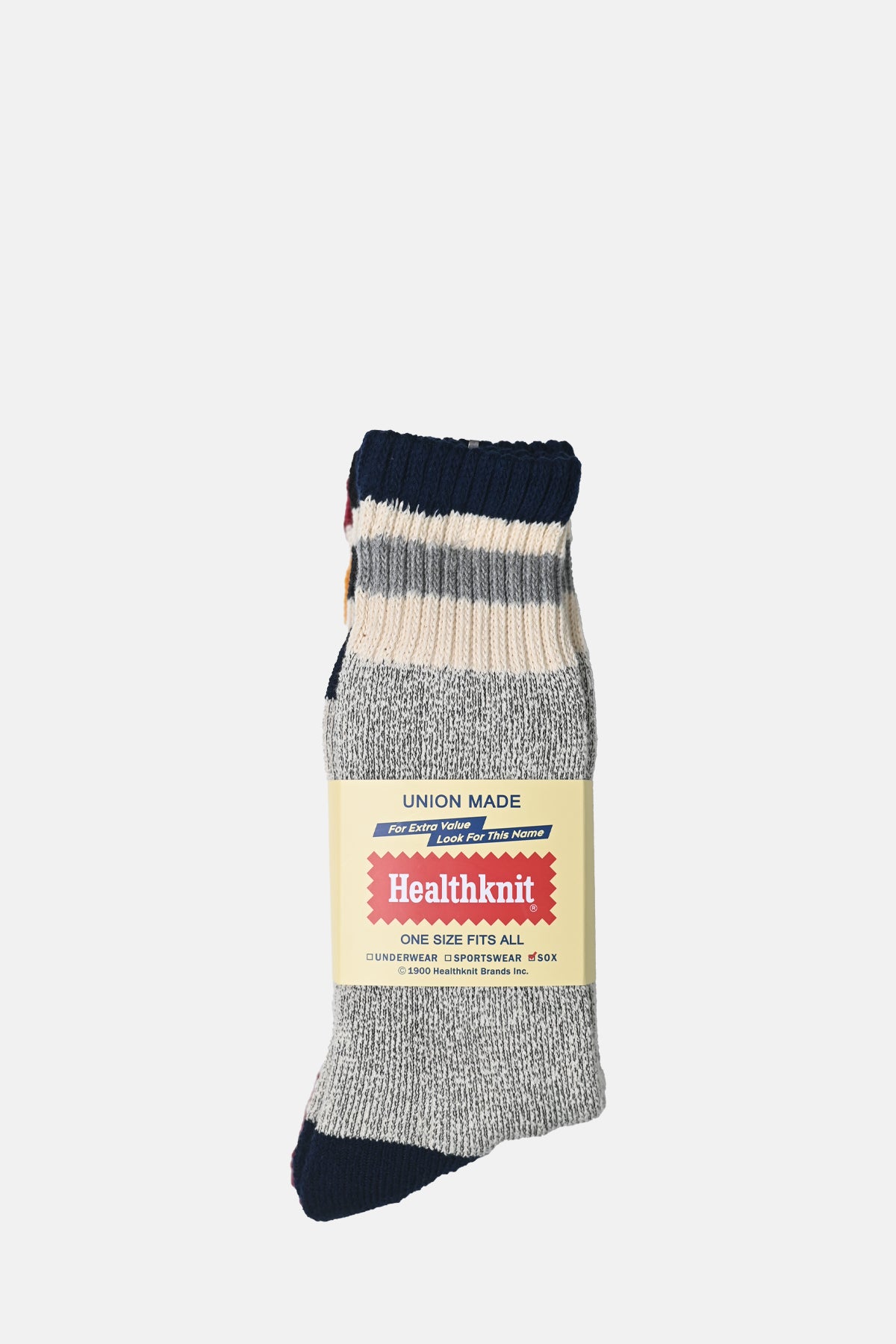 Health Knit 3 Pack Navy Wine Black Socks.