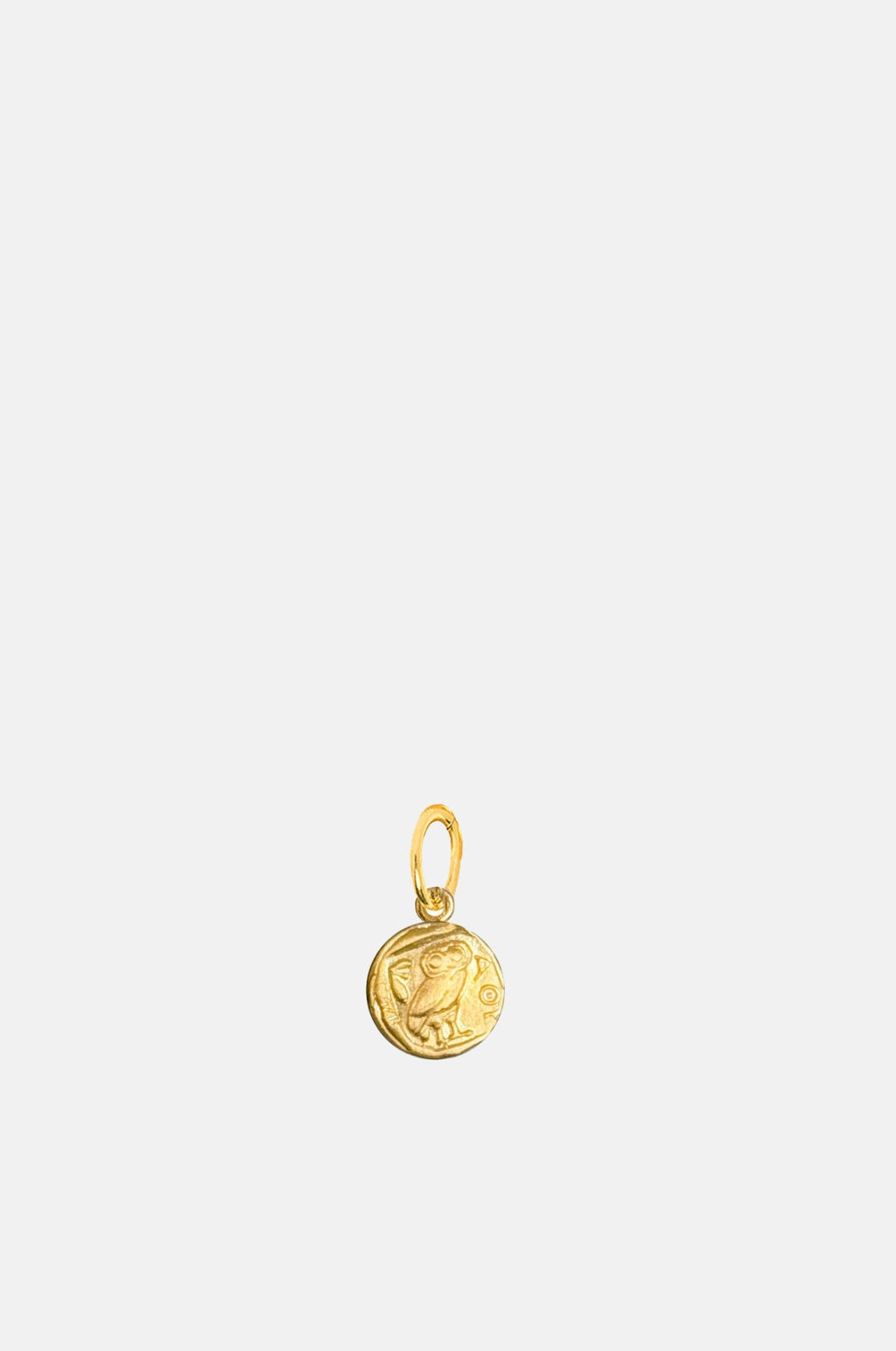 Hermina Athens Athena Mini Gold Charm.