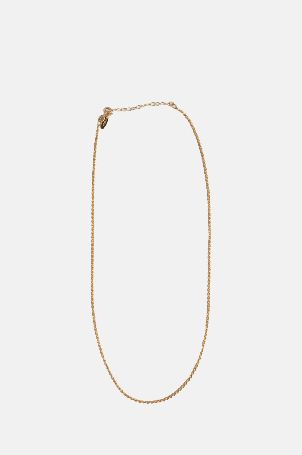 Hermina Athens Cord Gold Chain Necklace.