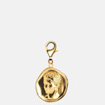 Hermina Athens Hermis Large Clip On Gold Charm.