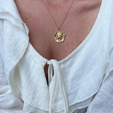 Hermis Large Clip On Gold Charm