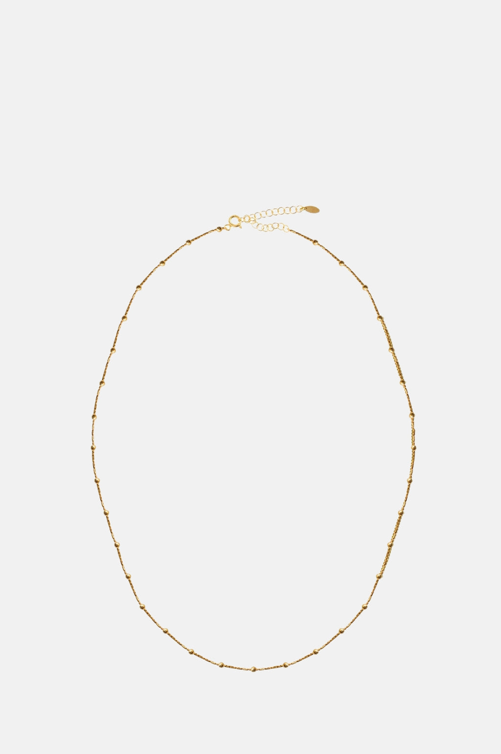 Hermina Athens Kronus Gold Chain Necklace.