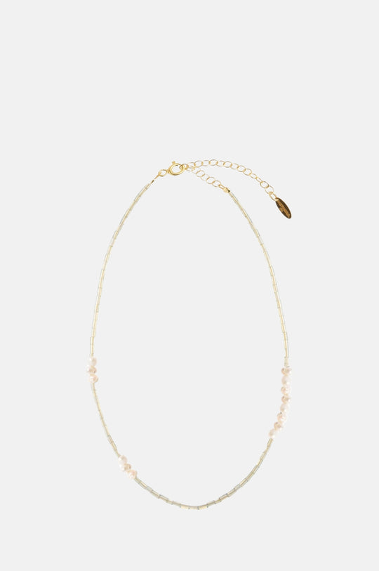 Moonstone Pearl Necklace