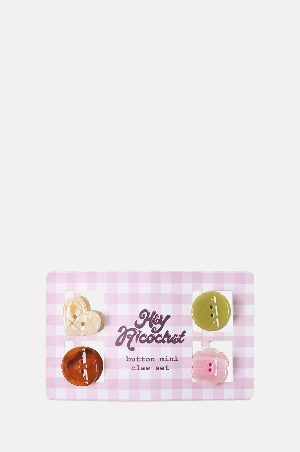 Hey Ricochet Button Mini Claw Set Original.